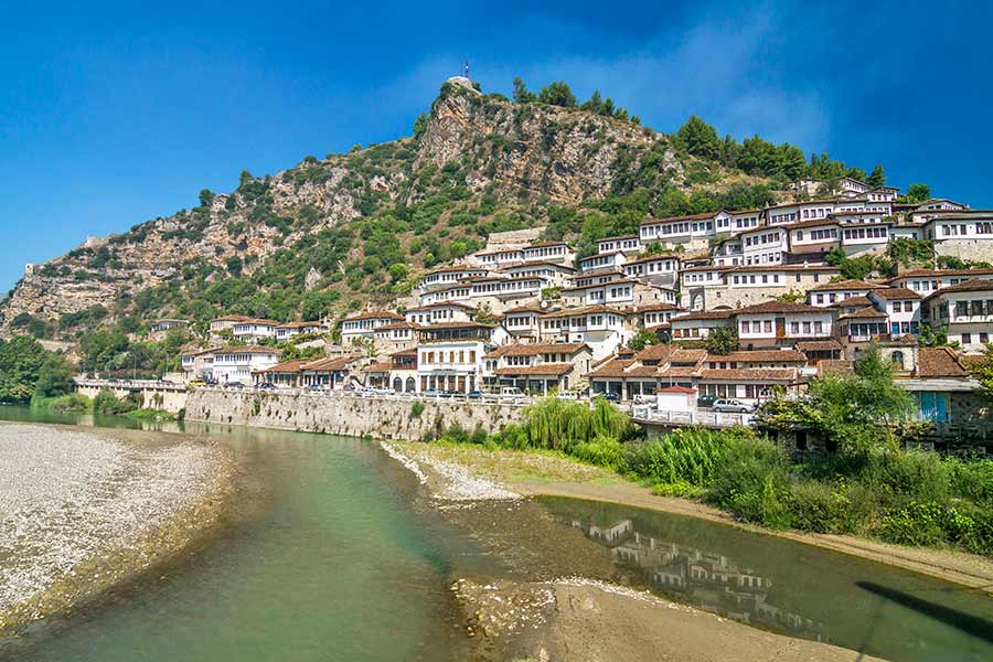 Albanias eldste by Berat